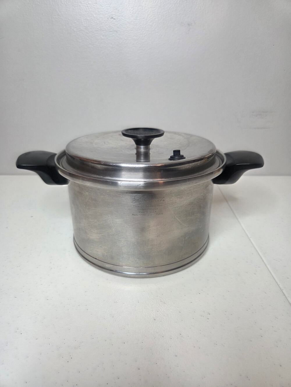 Lifetime Stainless Steel T304 Waterless 4qt Stock Pot Vintage Cooking
